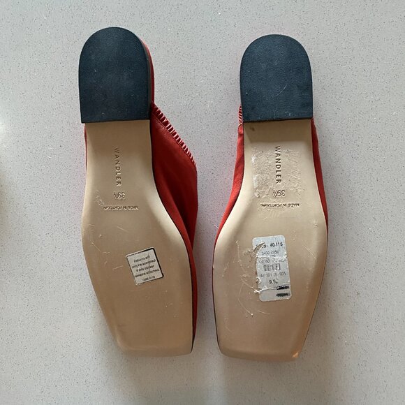 WANDLER Red Leather Mules - Picture 4 of 6